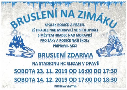plakát Bruslení na Zimáku